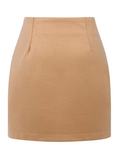 Foto 2 | Foto 2 | Falda Idealsanxun De Lana De Cintura Alta Para Mujer En Color Camel Puro - Venta Internacional.
