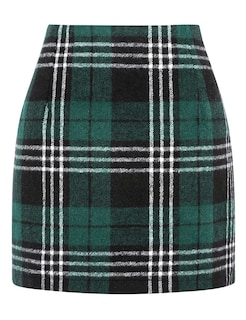 Foto 2 | Foto 2 | Minifalda Idealsanxun De Lana A Cuadros Para Otoño E Invierno Color Verde Xxl Para Mujer - Venta Internacional.