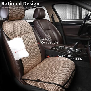 Foto 6 | Foto 6 | Funda Para Asiento De Coche Automática Nueva Lujosa Transpirable Universal Beige - Venta Internacional.