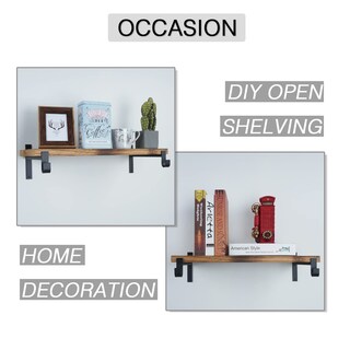 Foto 7 | Foto 7 | Soporte De Estante Con Soporte Para Barras Paquete De 2 Unidades Ovov 25 Cm Negro - Venta Internacional.