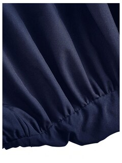Foto 4 | Foto 4 | Pantalones Cortos Bubble Beaudrm Para Mujer Elásticos De Cintura Alta Color Azul - Venta Internacional.