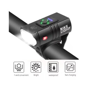 Foto 2 | Foto 2 | Luz De Bicicleta Usb Recargable De 1000 Lúmenes Y 6 Modos - Venta Internacional.