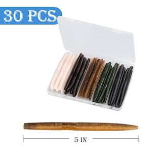 Foto 3 | Foto 3 | Señuelos De Pesca Bombrooster Senko Worms De 12 7 Cm Para Lubina (paquete De 30) - Venta Internacional.