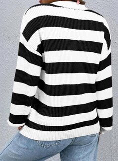Foto 3 | Foto 3 | Jersey Shewin Casual Con Cuello Redondo Y Manga Larga Para Mujer Color Negro - Venta Internacional.