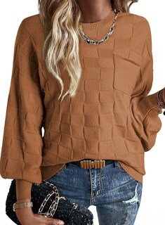 Foto 1 | Foto 1 | Suéter Shewin 2025 Casual Con Cuello Redondo De Manga Larga Para Mujer - Venta Internacional.