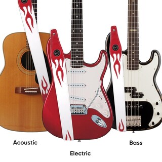 Foto 5 | Foto 5 | Correa De Guitarra Yueko Personality Leather Red Flame Series - Venta Internacional.