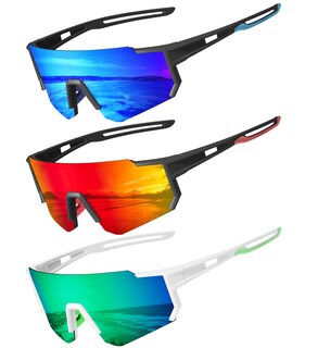 Foto 1 | Foto 1 | Gafas De Sol Deportivas Furishqi Polarizadas Uv400 Para Hombre (paquete De 3) - Venta Internacional.