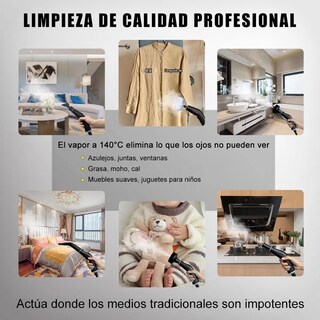 Foto 4 | Foto 4 | ''limpiador De Vaporizado Altas Temperatura 1500w Negor Con Blanco ''