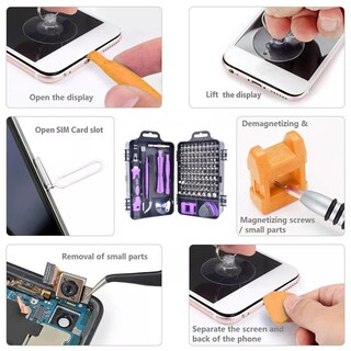 Foto 4 | Foto 4 | Juego De Destornilladores Magnéticos 115 En 1 Con Funda De Almacenamiento Para Pc - Venta Internacional.