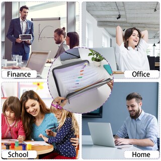 Foto 7 | Foto 7 | Organizador De Archivos En Forma De Acordeón Nafy 13 Bolsillos A4 Con Cremallera Color Lila - Venta Internacional.