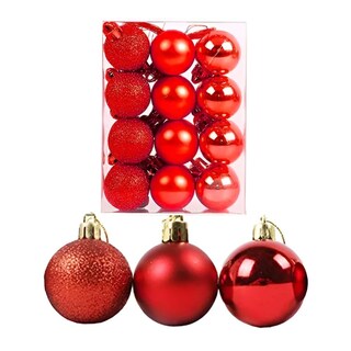 Foto 1 | Foto 1 | Adornos Navideños Con Esferas Navideñas Rojas De 5 Cm De Diámetro - Venta Internacional.
