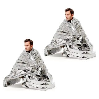 Foto 1 | Foto 1 | Paquete De 2 Mantas Térmicas De Emergencia Para Senderismo Y Acampada - Venta Internacional.