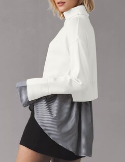 Foto 4 | Foto 4 | Jersey Missactiver Con Cuello Alto Con Aberturas 2 En 1 Para Mujer - Venta Internacional.