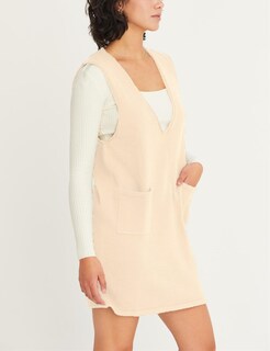 Foto 2 | Foto 2 | Delantal De Punto Con Cuello En V Para Mujer Suéter Chaleco Cuello En V Color Beige - Venta Internacional.