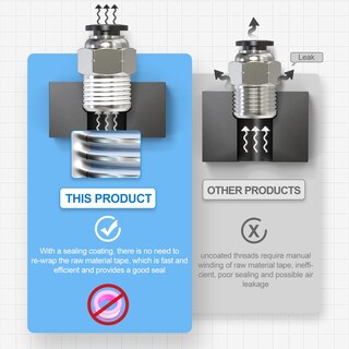 Foto 4 | Foto 4 | Conectores Push To Connect Tailonz Pneumatic Tubo De 6 Mm X 1/2 Pulgada Npt - Venta Internacional.