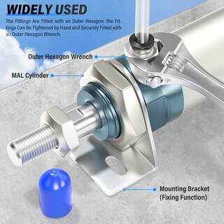 Foto 5 | Foto 5 | Conectores Push To Connect Tailonz Pneumatic Tubo De 6 Mm X 1/2 Pulgada Npt - Venta Internacional.