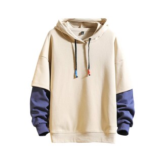 Foto 1 | Foto 1 | Sudadera Con Capucha Gurunvani Fashion Color Block Para Hombre - Venta Internacional.