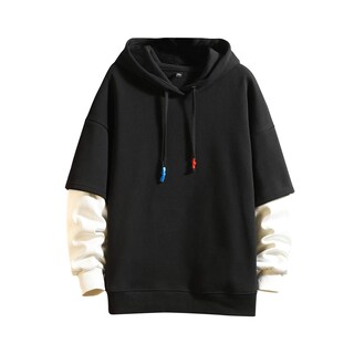 Foto 1 | Foto 1 | Sudadera Con Capucha Gurunvani Fashion Color Block Para Hombre - Venta Internacional.