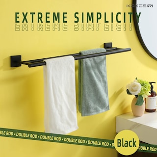 Foto 5 | Foto 5 | Toallero Kokosiri B5005bk-l24 Para Baño 60 Cm Negro - Venta Internacional.