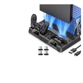 Foto 2 | Foto 2 | Soporte De Refrigeración Para Ps4 Slim Pro Con Estación De Carga Y Almacenamiento De Juegos - Venta Internacional.