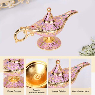 Foto 5 | Foto 5 | Lámpara Decorativa Anqia Vintage Aladdin Magic Genie Lamp - Venta Internacional.