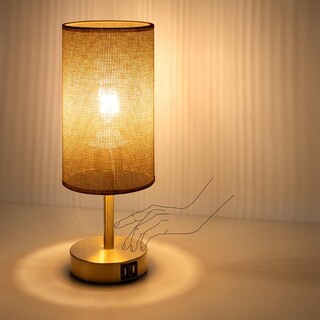 Foto 5 | Foto 5 | Lámpara De Noche Yarra-decor Con Control Táctil De 3 Vías Regulable En Madera - Venta Internacional.