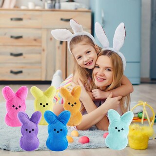 Foto 7 | Foto 7 | Juguetes De Peluche Con Forma De Conejito De Peluche Perukoyo Para Pascua 16 Unidades Para Niños - Venta Internacional.