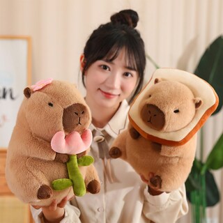 Foto 5 | Foto 5 | Capibar Lvqing De Peluche Con Auriculares Toast Para Niños De 40 Cm - Venta Internacional.