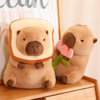 Foto 6 | Foto 6 | Capibar Lvqing De Peluche Con Auriculares Toast Para Niños De 40 Cm - Venta Internacional.