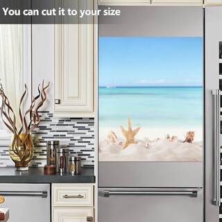 Foto 5 | Foto 5 | Funda Magnética Para Lavavajillas Qugrl Sea Star Conch Beach 58 42 X 66 04 Cm - Venta Internacional.