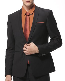 Foto 4 | Foto 4 | Vestido De Negocios Cromoncent Para Hombre Combinación De Camisa Y Corbata Color Naranja L - Venta Internacional.