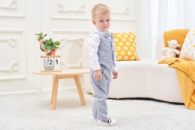 Foto 3 | Foto 3 | Traje De Ropa Para Niños Pequeños Artmine Gentleman Wedding De 12 A 18 M - Venta Internacional.