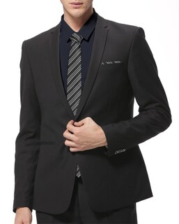 Foto 2 | Foto 2 | Vestido De Negocios Cromoncent Para Hombre Combinación De Camisa Y Corbata Color Negro Talla L - Venta Internacional.
