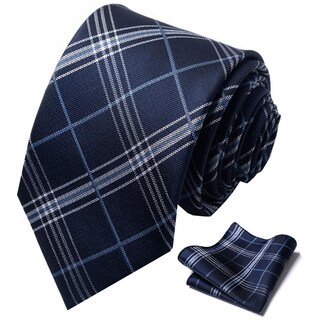 Foto 2 | Foto 2 | Combo De Camisa Y Corbata Cromoncent Para Hombre Business Azul Oscuro S - Venta Internacional.