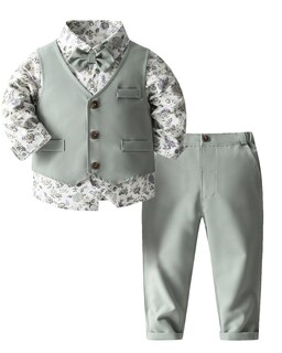 Foto 1 | Foto 1 | Traje De Ropa Para Niños Pequeños Artmine Gentleman Wedding 18-24 M - Venta Internacional.