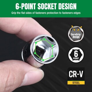 Foto 4 | Foto 4 | Juego De Enchufes Sk 1/4 Drive Sae De 10 Piezas De 3/16 A 9/16 Con Organizador - Venta Internacional.
