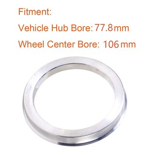 Foto 3 | Foto 3 | Anillos Céntricos Para Cubos De Rueda Zhteapr De 106 Mm A 77 8 Mm De Aluminio - Venta Internacional.
