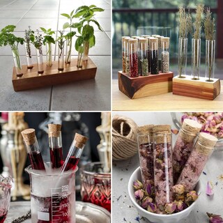 Foto 7 | Foto 7 | Tubos De Ensayo De Vidrio Depepe De 25 Ml 20 X 100 Mm Con Tapones De Corcho 30 Unidades - Venta Internacional.