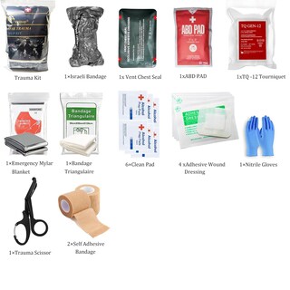 Foto 2 | Foto 2 | Kit De Primeros Auxilios Vviitop Trauma Recambio Con Ifak Med Pack Y Más - Venta Internacional.