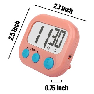 Foto 2 | Foto 2 | Timers De Cocina Aouce  Anillo De Sonido Digital  Paquete De 6 Unidades  Color Rosa - Venta Internacional.