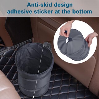 Foto 4 | Foto 4 | Bote De Basura De Coche Kincown Plegable 2 Paquetes Para Vehículos Color Gris - Venta Internacional.