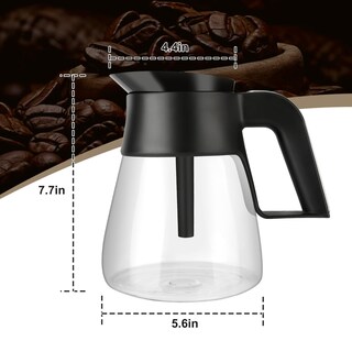 Foto 3 | Foto 3 | Cafetera De Repuesto Para 10 Tazas Para Ninja Cm401 Con Tapa De Cristal - Venta Internacional.