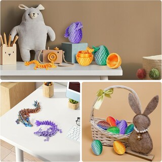 Foto 5 | Foto 5 | Set De Huevos De Dragón Yilcer Impreso En 3d Con Interior De Dragón 4 Unidades - Venta Internacional.