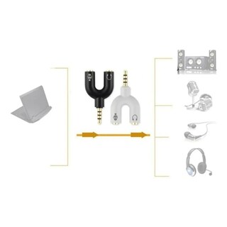Foto 5 | Foto 5 | Adaptador De Audio Splitter Para Micrófono Y Auriculares De 3 5 Mm - Venta Internacional.