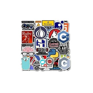 Foto 2 | Foto 2 | Stickers 50 Etiquetas Autoadhesivas Geek Java Programmer - Venta Internacional.