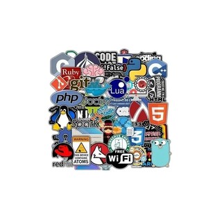 Foto 3 | Foto 3 | Stickers 50 Etiquetas Autoadhesivas Geek Java Programmer - Venta Internacional.