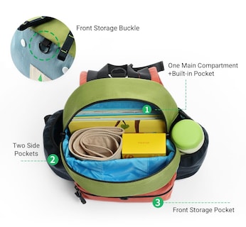 Foto 7 | Foto 7 | Mochila Shukiku Kids De 15 Pulgadas Para La Escuela Y Los Viajes De 5 A 8 Años - Venta Internacional.