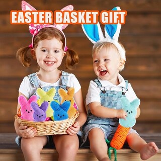 Foto 3 | Foto 3 | Cestas De Pascua Bombpark Con Diseño De Conejito De Peluche 24 Unidades - Venta Internacional.