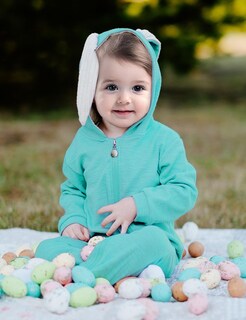 Foto 2 | Foto 2 | Mono Con Forma De Conejo Costume Agqt Para Bebés Recién Nacidos Color Azul Claro 0-3 M - Venta Internacional.