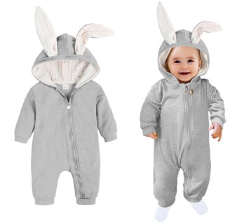 Foto 1 | Foto 1 | Disfraz Agqt Para Bebés Y Niños Primer Mameluco De Pascua Color Gris 12 A 18 M - Venta Internacional.